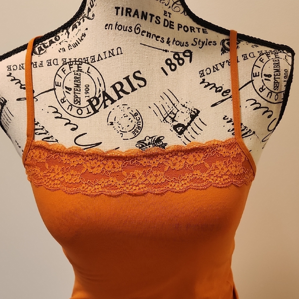 The Limited Orange Fitted Camisole Top - Picture 3 of 6